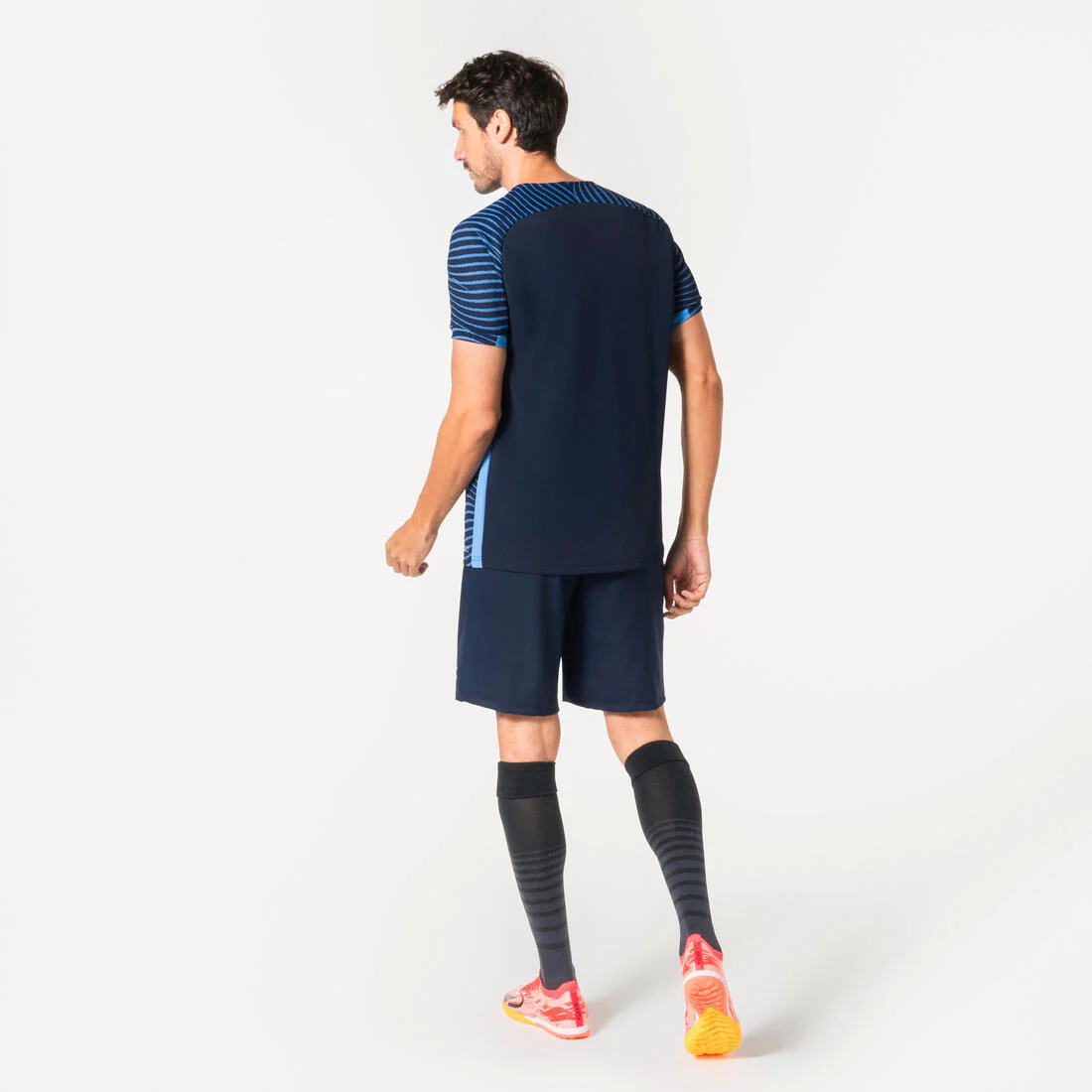 Playera de futbol de manga corta gris con negro para adulto Viralto Dope - Image 14