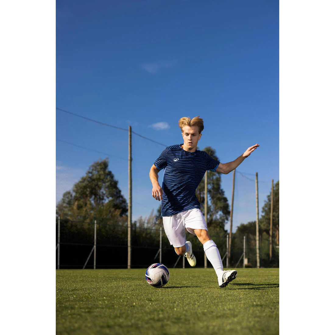Playera de futbol de manga corta gris con negro para adulto Viralto Dope - Image 18