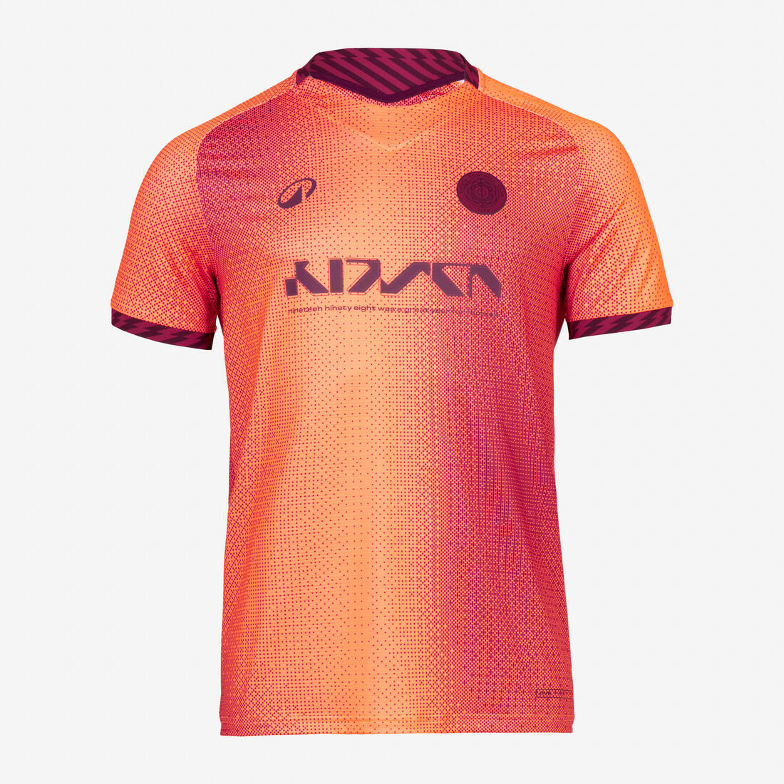 Playera de futbol negra con amarillo fluorescente para adulto Viralto II Wavy - Image 14