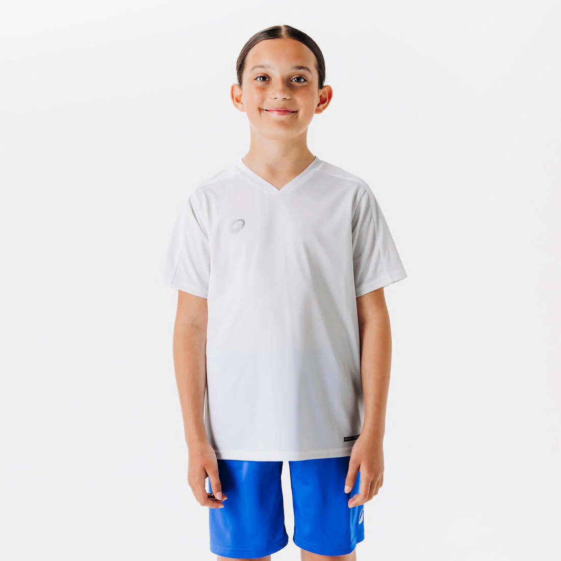 Playera de fútbol niño manga corta ESSENTIEL