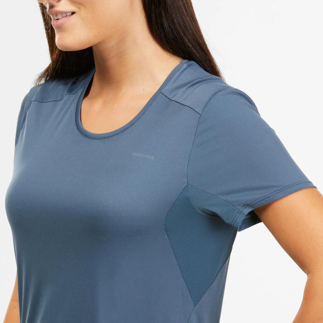 Playera de manga corta de senderismo en montaña para mujer MH100 - Image 13