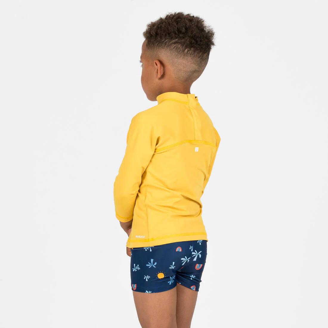 Playera de natación anti-UV de manga larga con estampado de sabana para bebé - Image 16