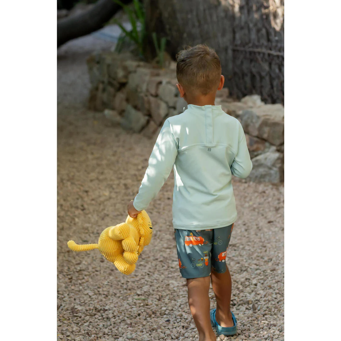 Playera de natación anti-UV de manga larga con estampado de sabana para bebé - Image 30