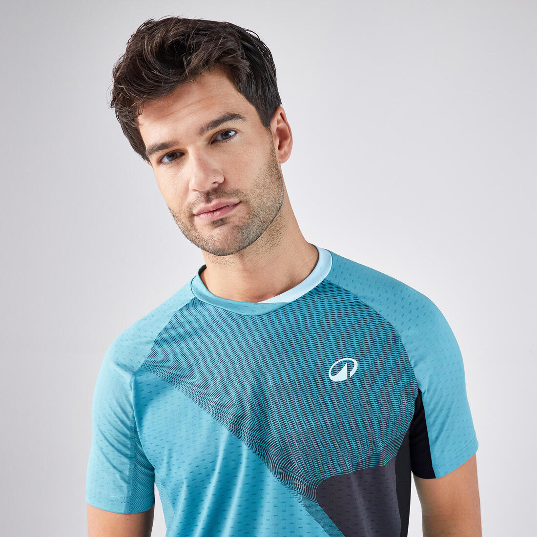Playera de pádel de manga corta técnica azul con para hombre Kuikma 900 - Image 15