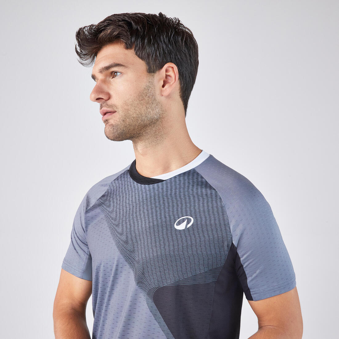 Playera de pádel de manga corta técnica azul con para hombre Kuikma 900 - Image 16