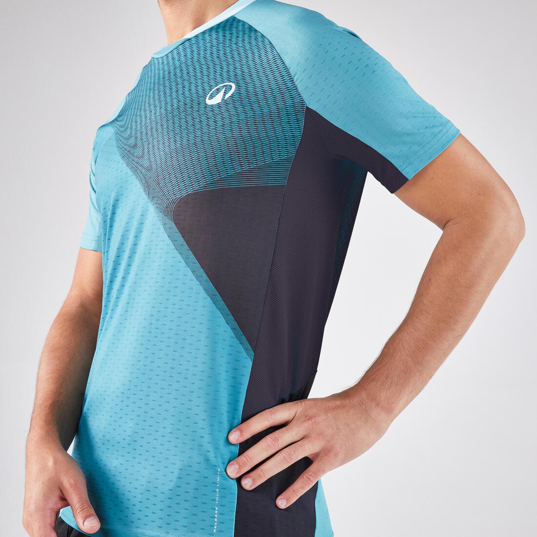 Playera de pádel de manga corta técnica azul con para hombre Kuikma 900 - Image 18