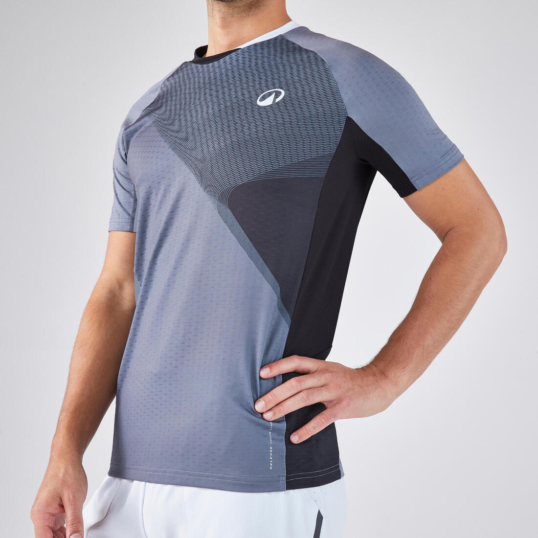 Playera de pádel de manga corta técnica azul con para hombre Kuikma 900 - Image 19
