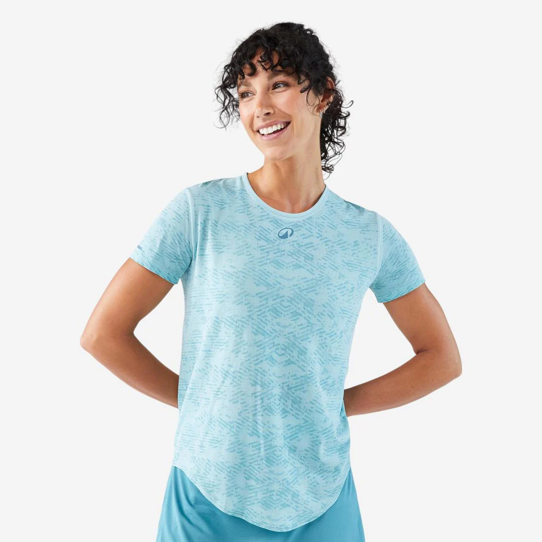 Playera de pádel de manga corta transpirable para mujer Kuikma PTS - Image 2