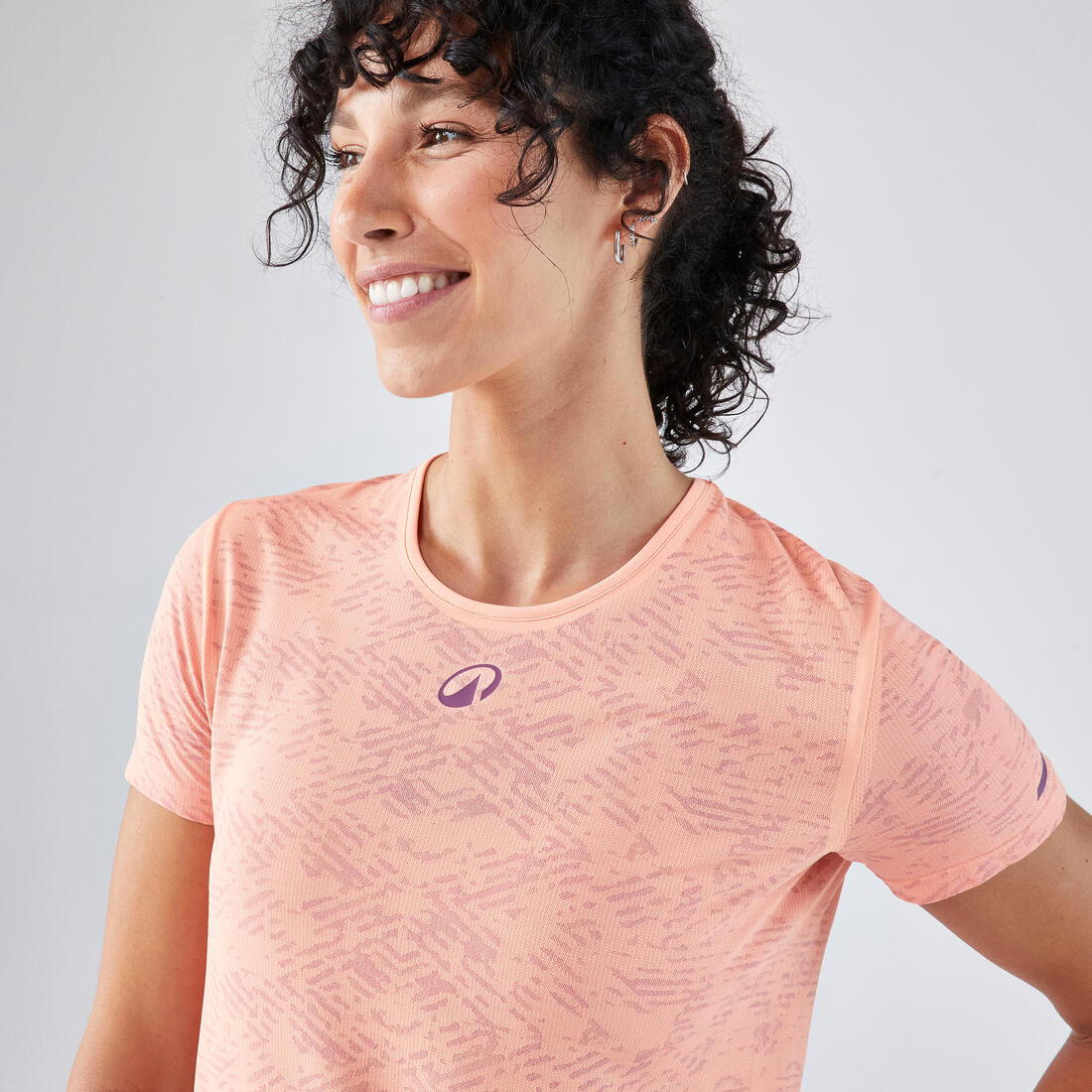Playera de pádel de manga corta transpirable para mujer Kuikma PTS - Image 5