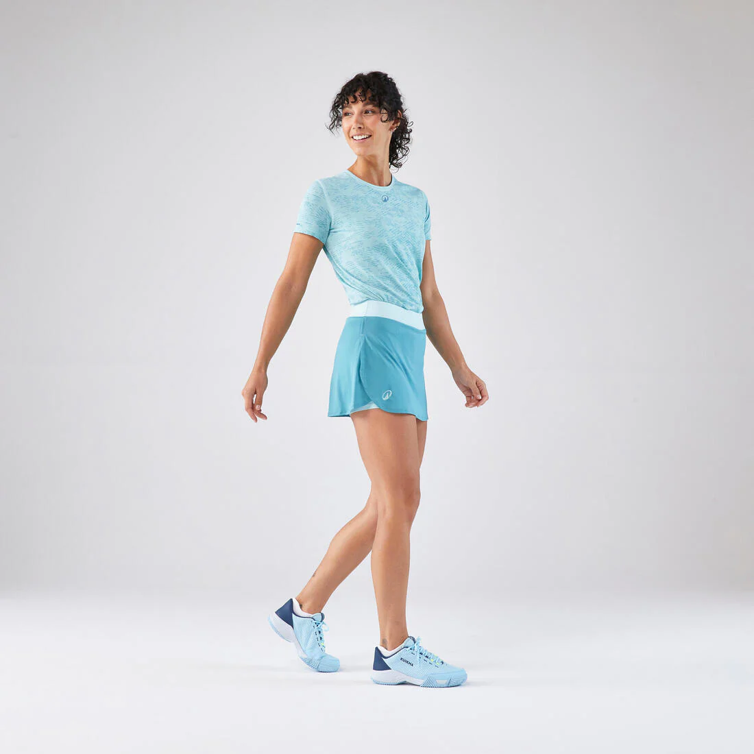 Playera de pádel de manga corta transpirable para mujer Kuikma PTS - Image 8