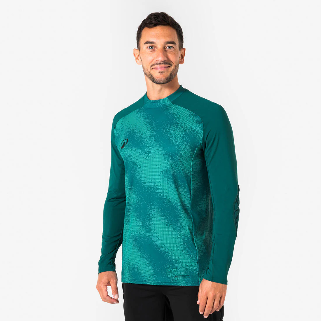 Playera de portero de futbol con protecciones negra para adulto F500 - Image 3