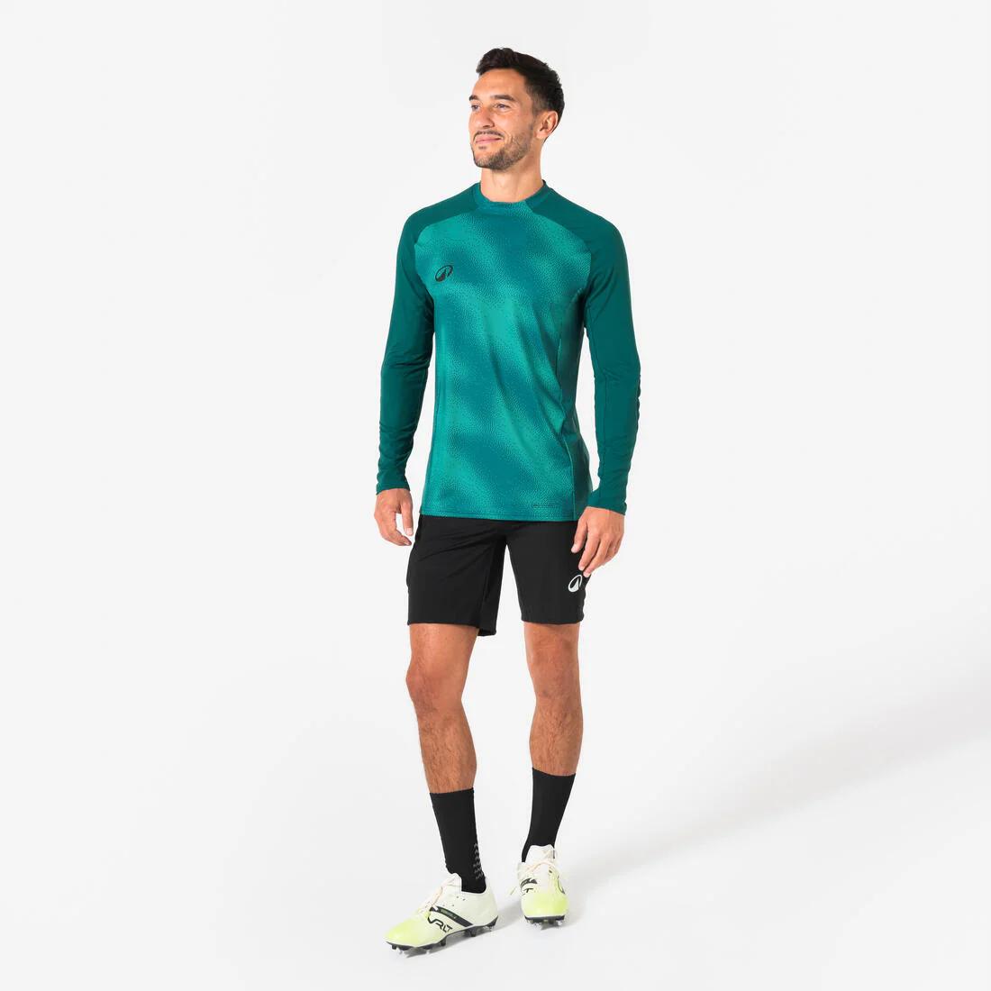 Playera de portero de futbol con protecciones negra para adulto F500 - Image 6