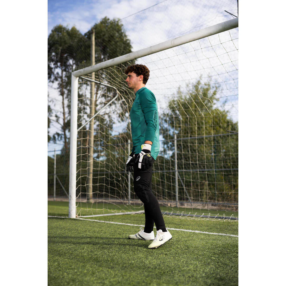Playera de portero de futbol con protecciones negra para adulto F500 - Image 7