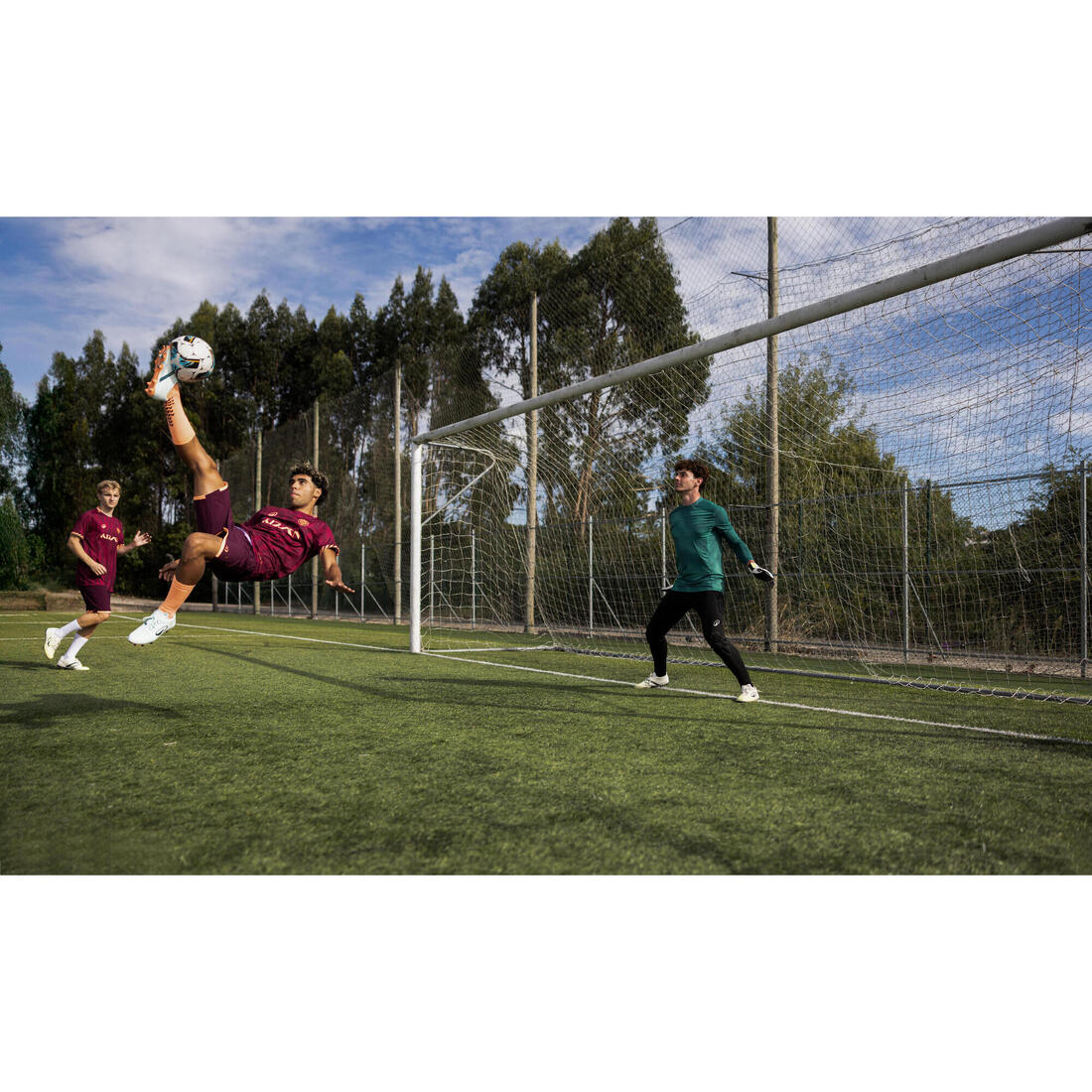 Playera de portero de futbol con protecciones negra para adulto F500 - Image 9
