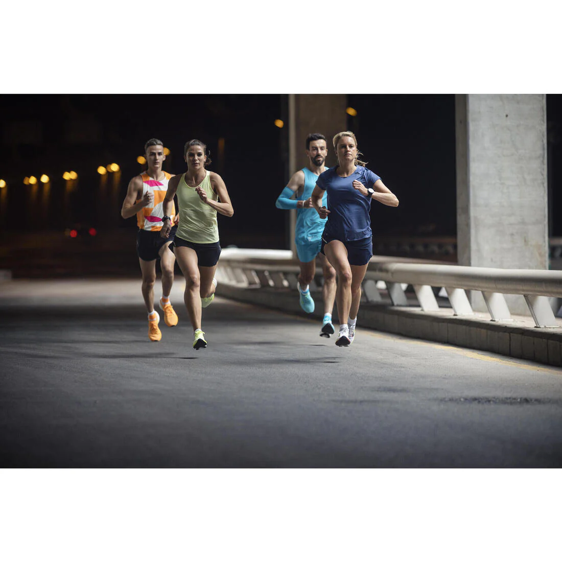 Playera de running amarilla para mujer Kiprun Run 500 Confort - Image 17