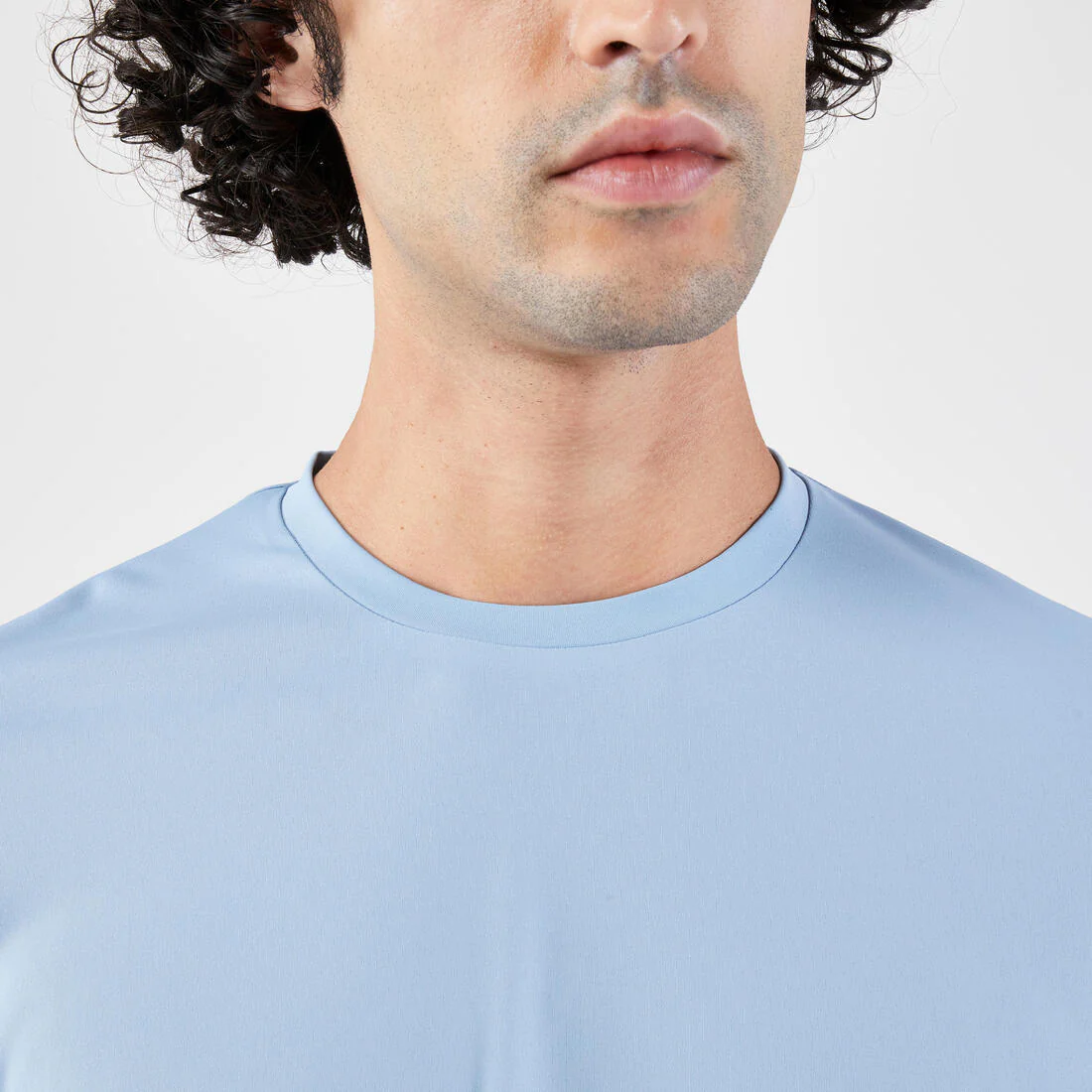 Playera de running de manga larga anti-UV negra para hombre Kiprun Dry 500 - Image 8
