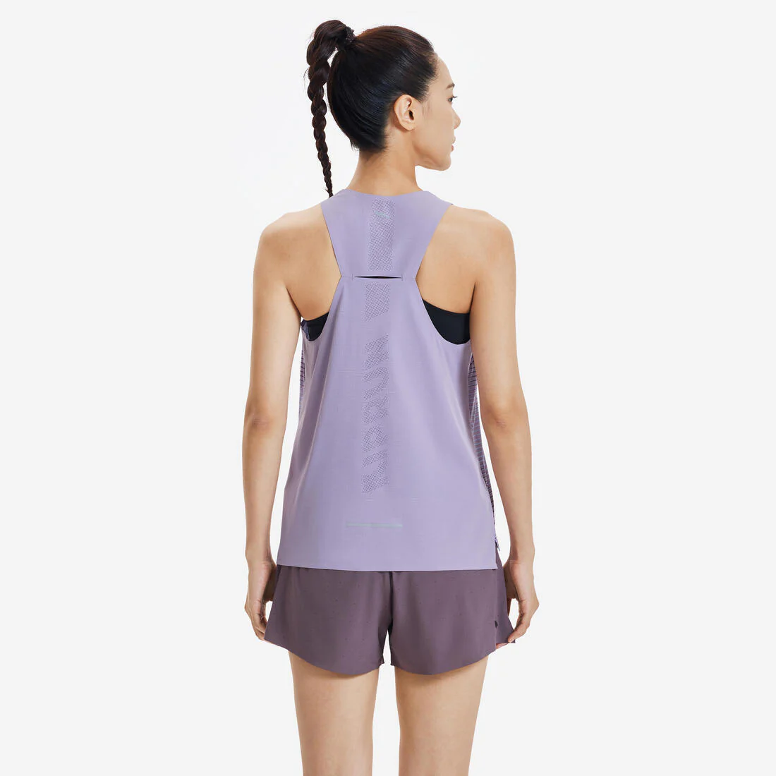 Playera de running ligera sin mangas violeta para mujer Kiprun Run 900 - Image 3