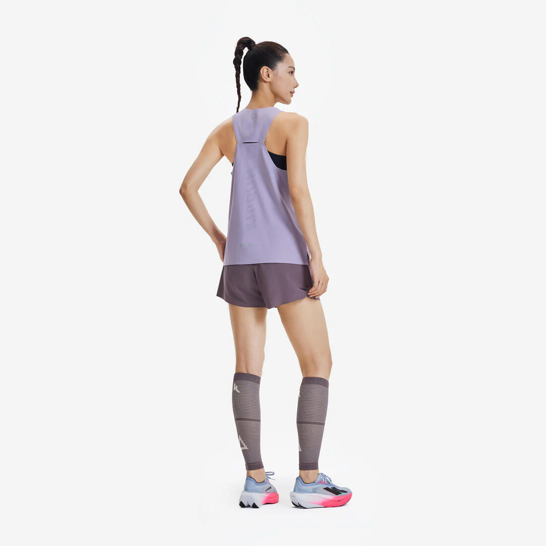 Playera de running ligera sin mangas violeta para mujer Kiprun Run 900 - Image 5