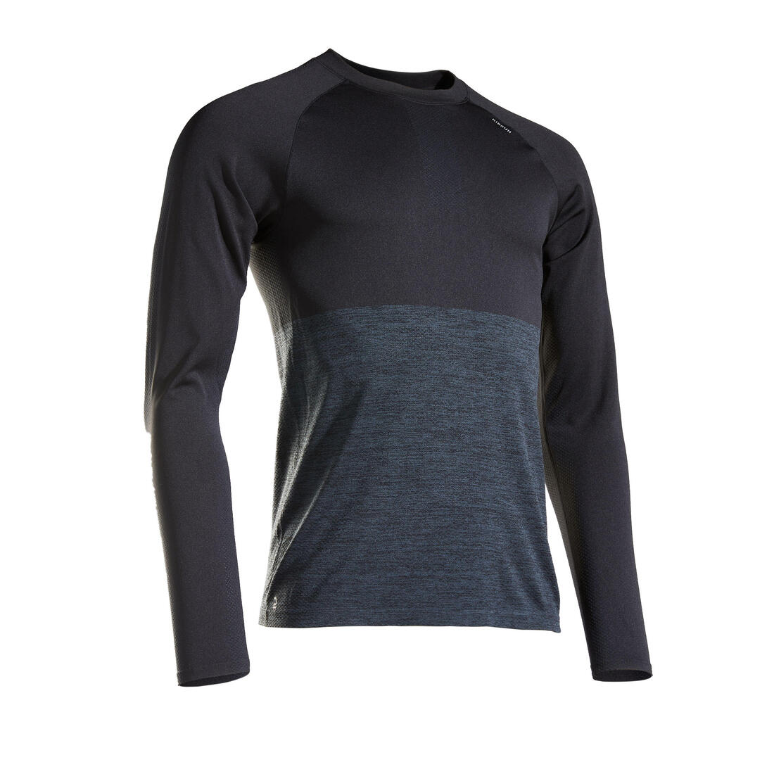 Playera de running manga larga Hombre - KIPRUN Run 500 Sin costuras negro - Image 5