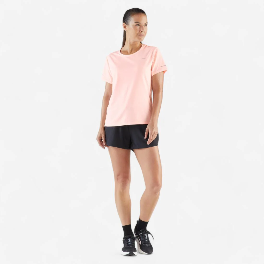 Playera de running transpirable malva para mujer Kiprun Run 500 Dry - Image 10