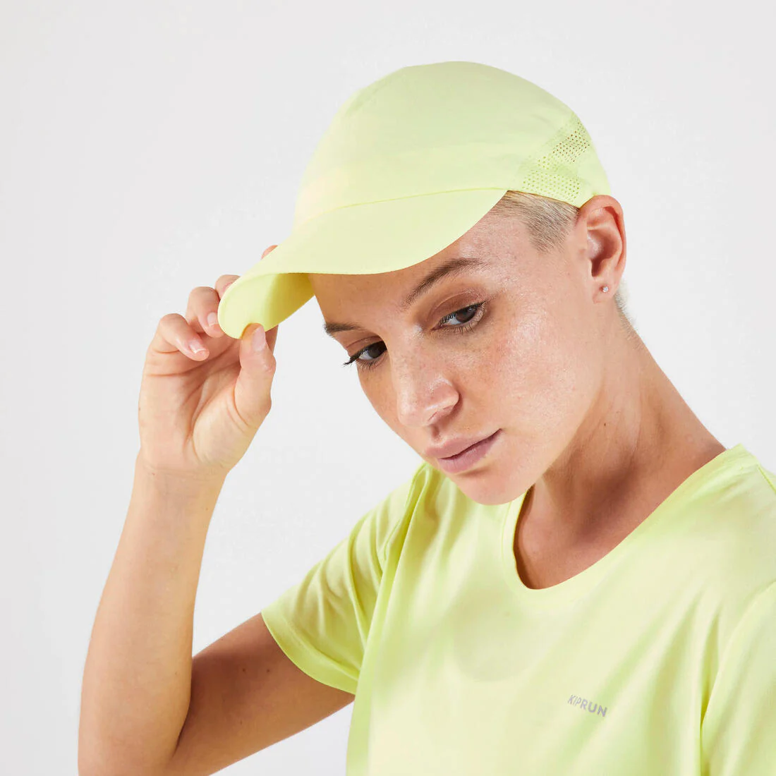 Playera de running transpirable malva para mujer Kiprun Run 500 Dry - Image 14