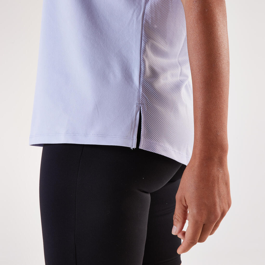 Playera de running transpirable malva para mujer Kiprun Run 500 Dry - Image 21