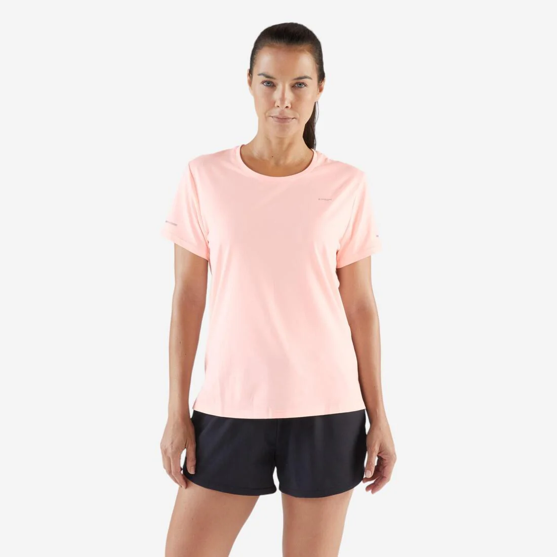 Playera de running transpirable malva para mujer Kiprun Run 500 Dry - Image 5