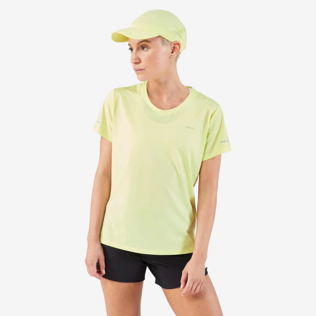 Playera de running transpirable malva para mujer Kiprun Run 500 Dry - Image 6