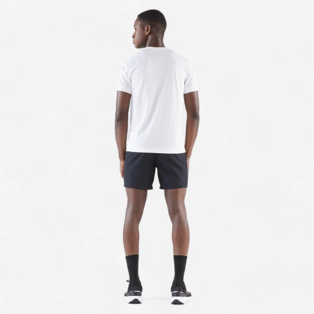 Playera de running transpirable negra para hombre Dry - Image 19