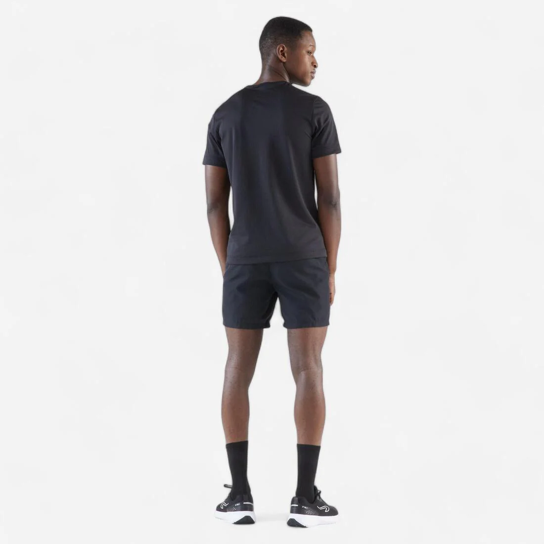 Playera de running transpirable negra para hombre Dry - Image 20