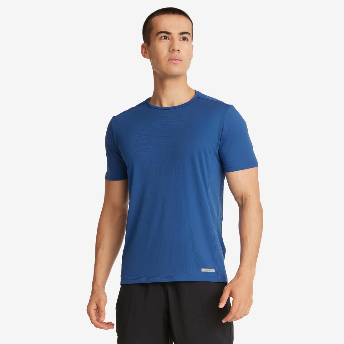 Playera de running transpirable negra para hombre Dry - Image 3