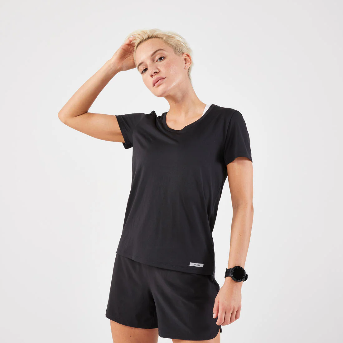 Playera de running transpirable para mujer Kiprun Run 100 - Image 15