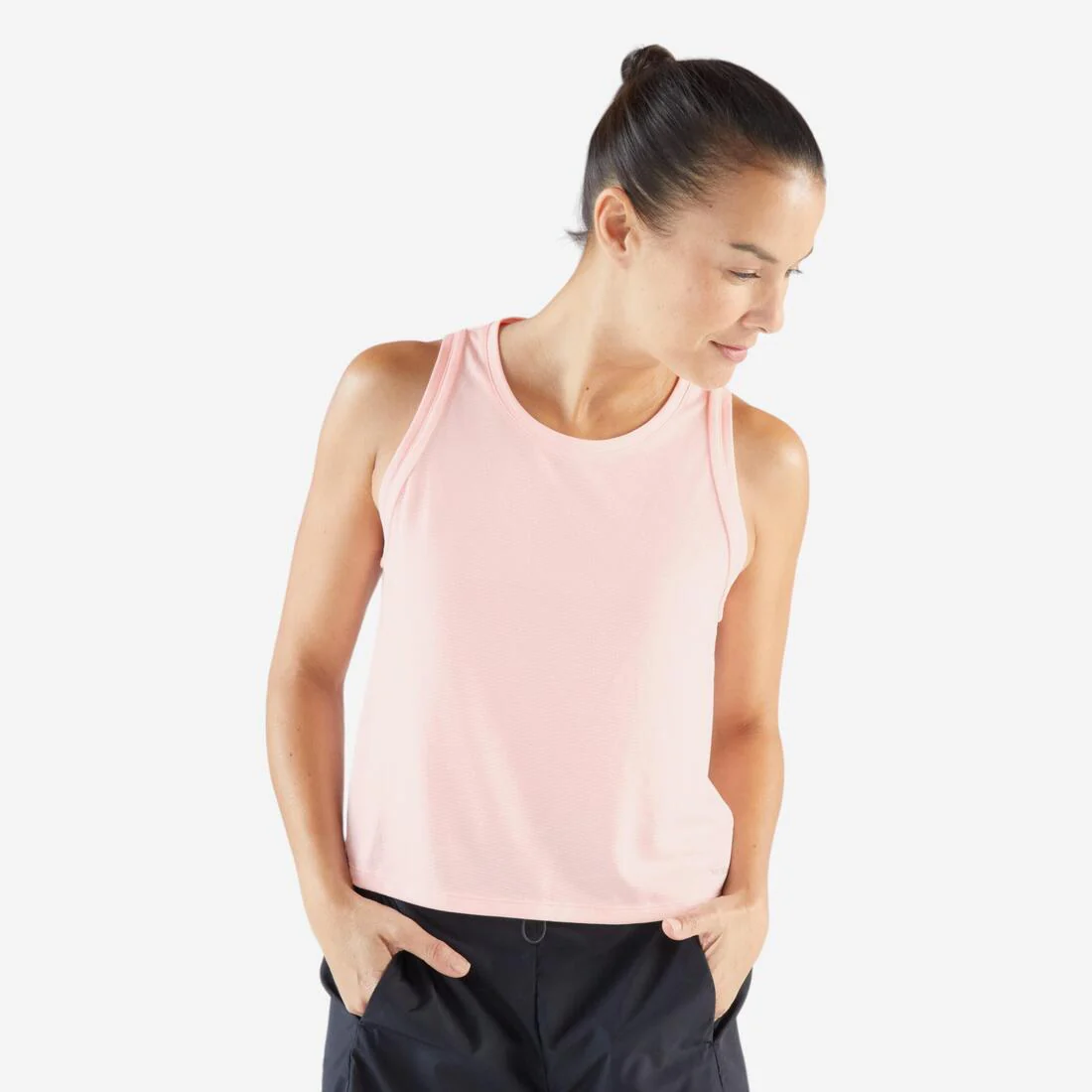 Playera de running transpirable sin mangas para mujer Kiprun Run 500 - Image 15