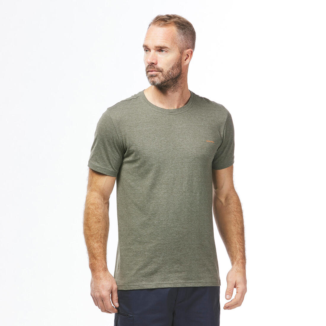 Playera de senderismo caqui para hombre NH500 Fresh - Image 3