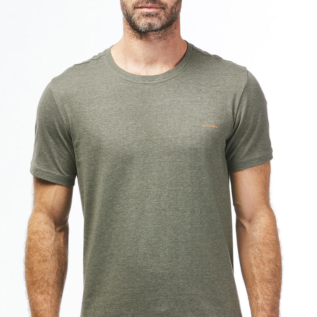 Playera de senderismo caqui para hombre NH500 Fresh - Image 7