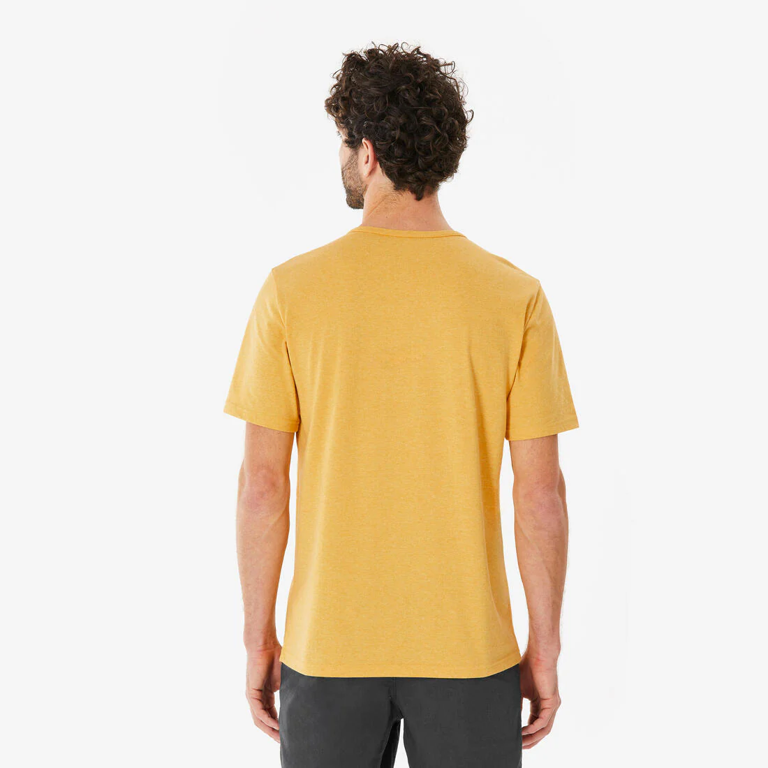 Playera de senderismo de manga corta negra para hombre NH100 - Image 21