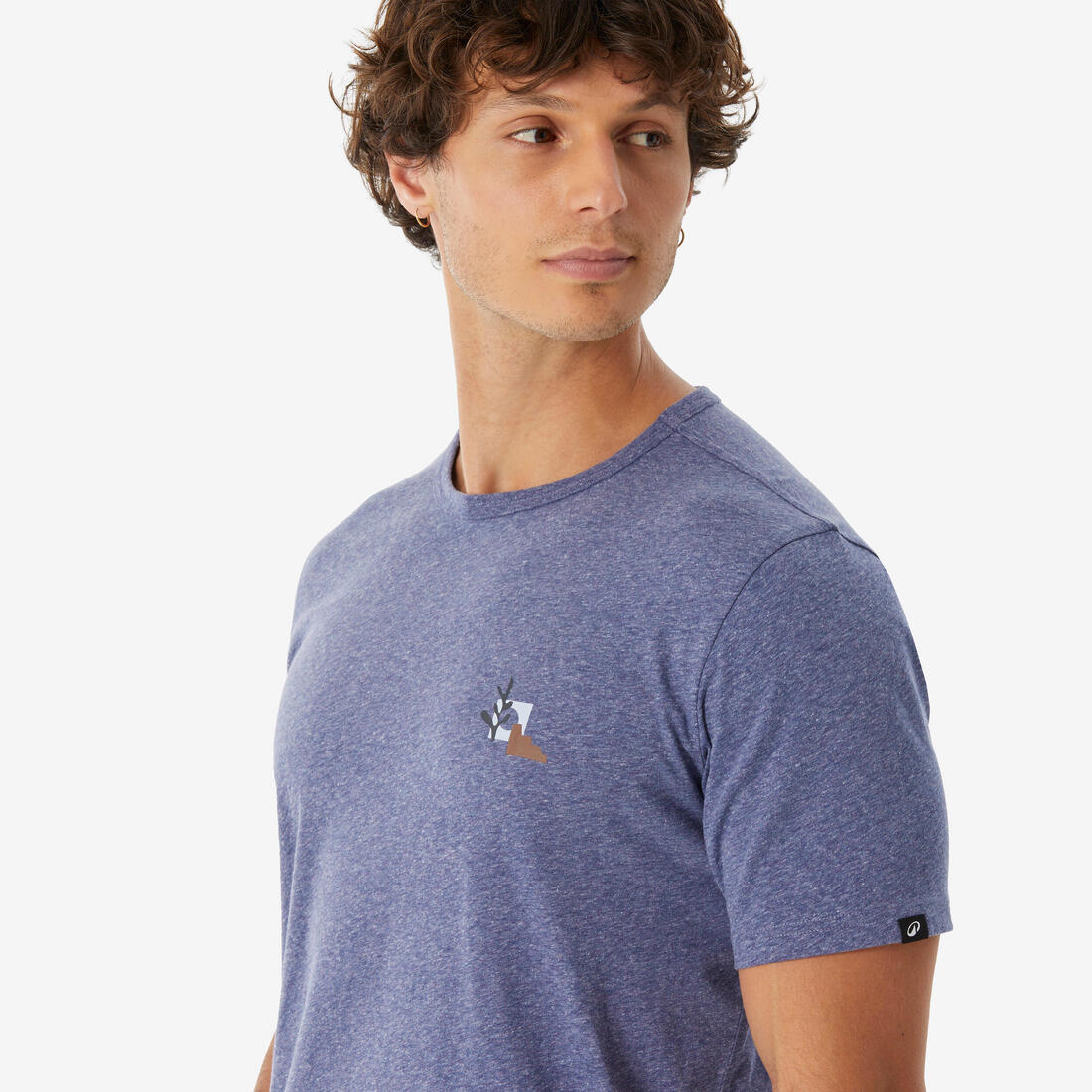 Playera de senderismo de manga corta negra para hombre NH100 - Image 30