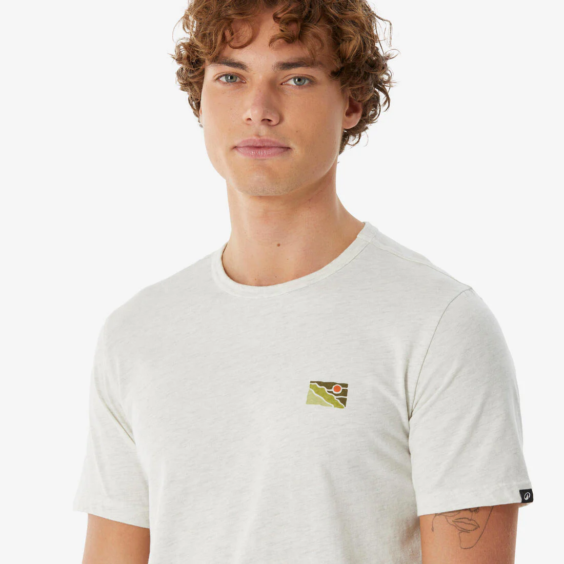 Playera de senderismo de manga corta negra para hombre NH100 - Image 31