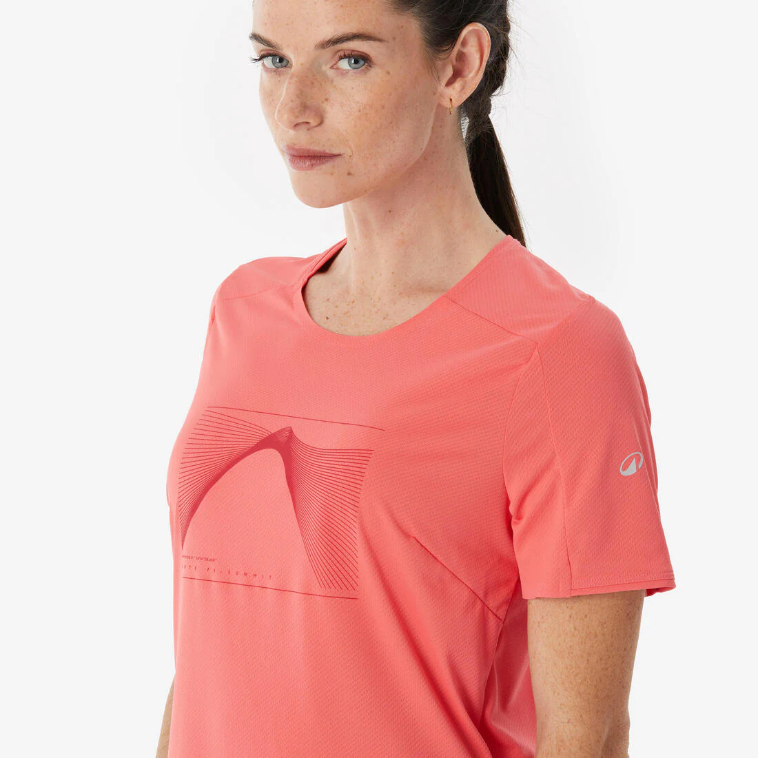 Playera de senderismo de manga corta para mujer MH500 - Image 21