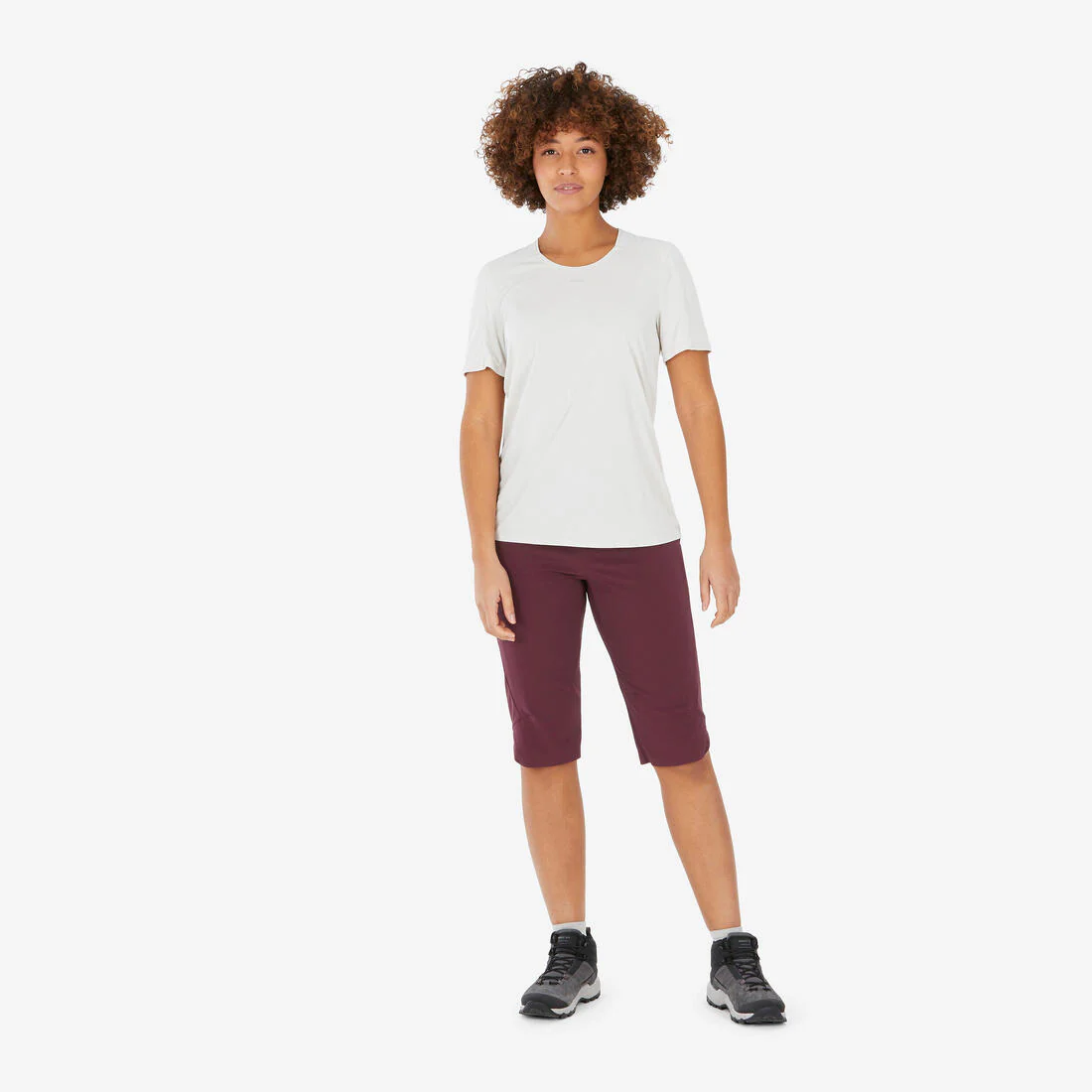 Playera de senderismo de manga corta para mujer MH500 - Image 35