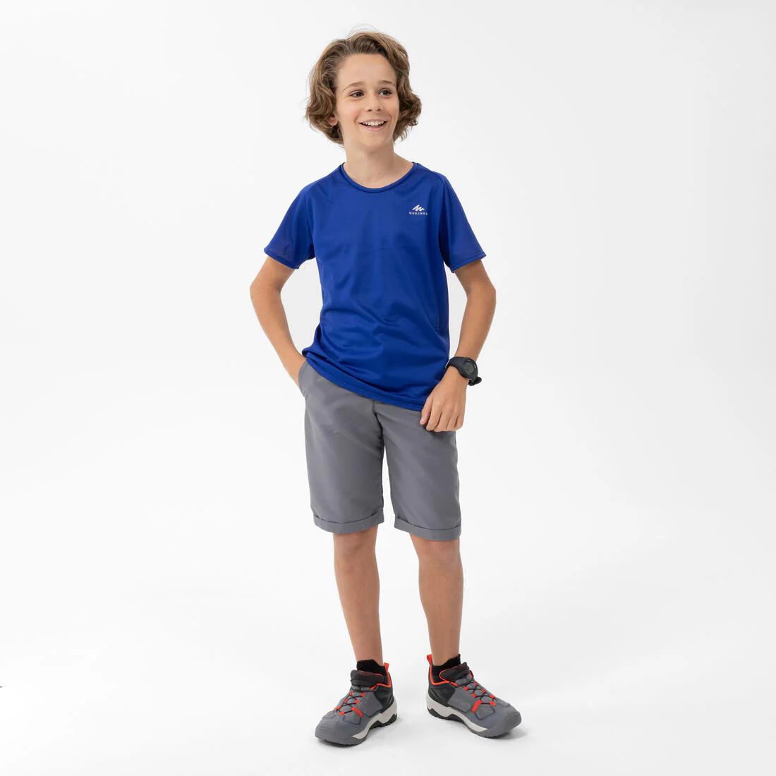 Playera de senderismo - MH500 azul oscuro - Niños 7-15 años - Image 2