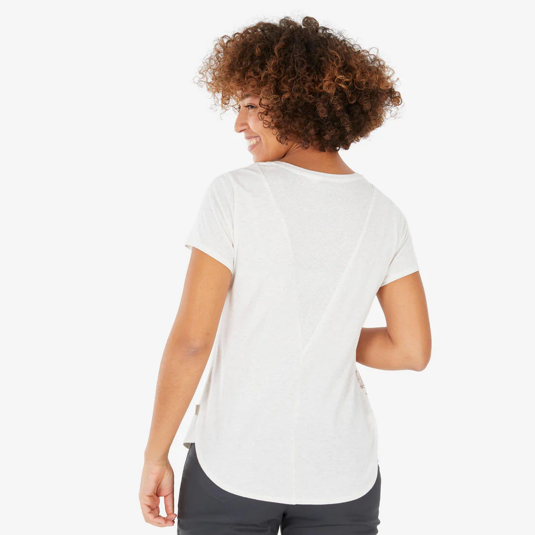 Playera de senderismo para mujer NH500 - Image 10
