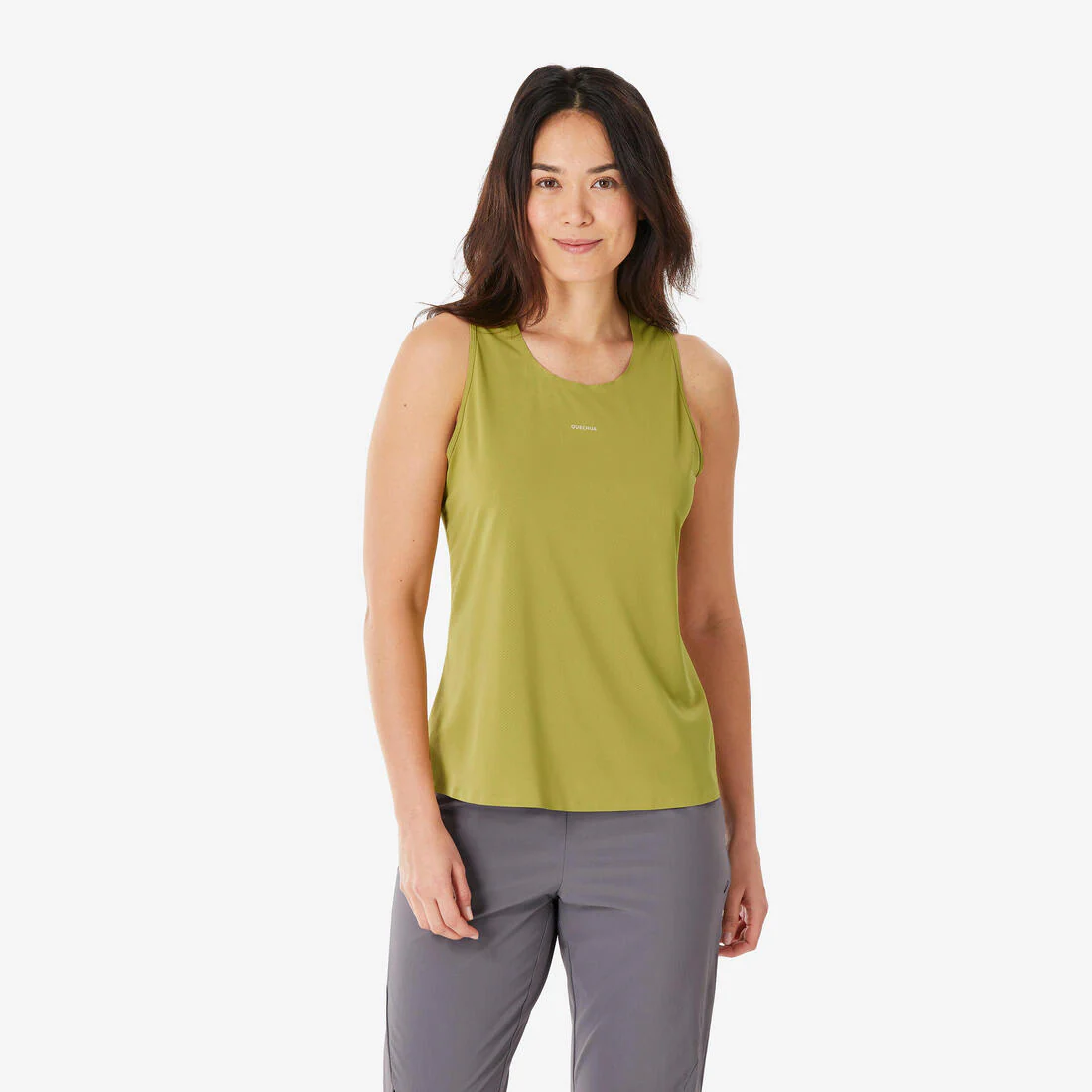 Playera de senderismo sin mangas para mujer MH500 - Image 2