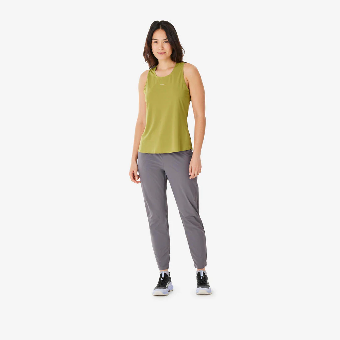 Playera de senderismo sin mangas para mujer MH500 - Image 4