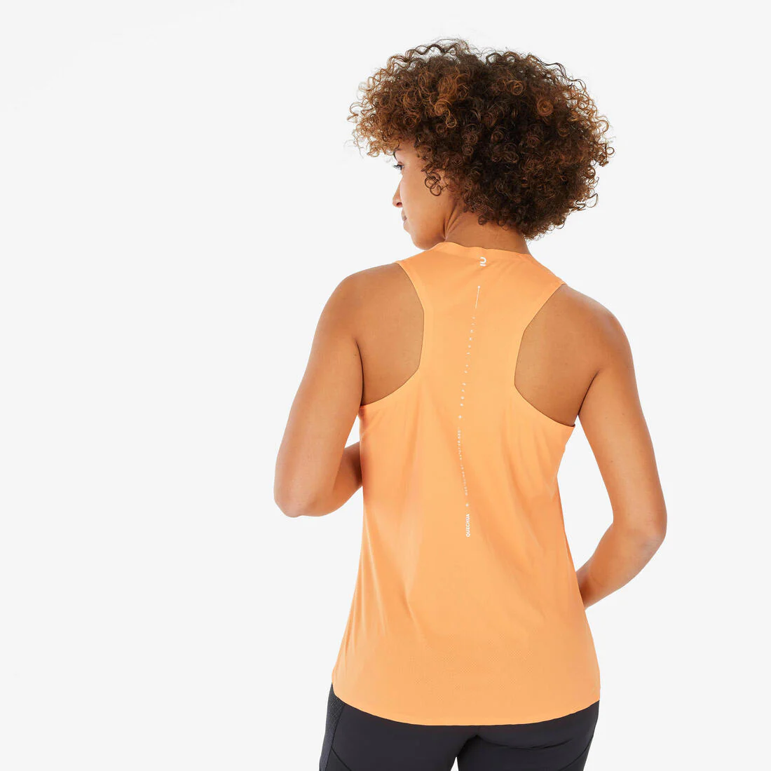 Playera de senderismo sin mangas para mujer MH500 - Image 5