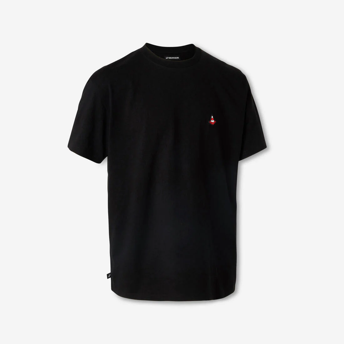 Playera de skateboarding de manga corta blanca TS500 - Image 19