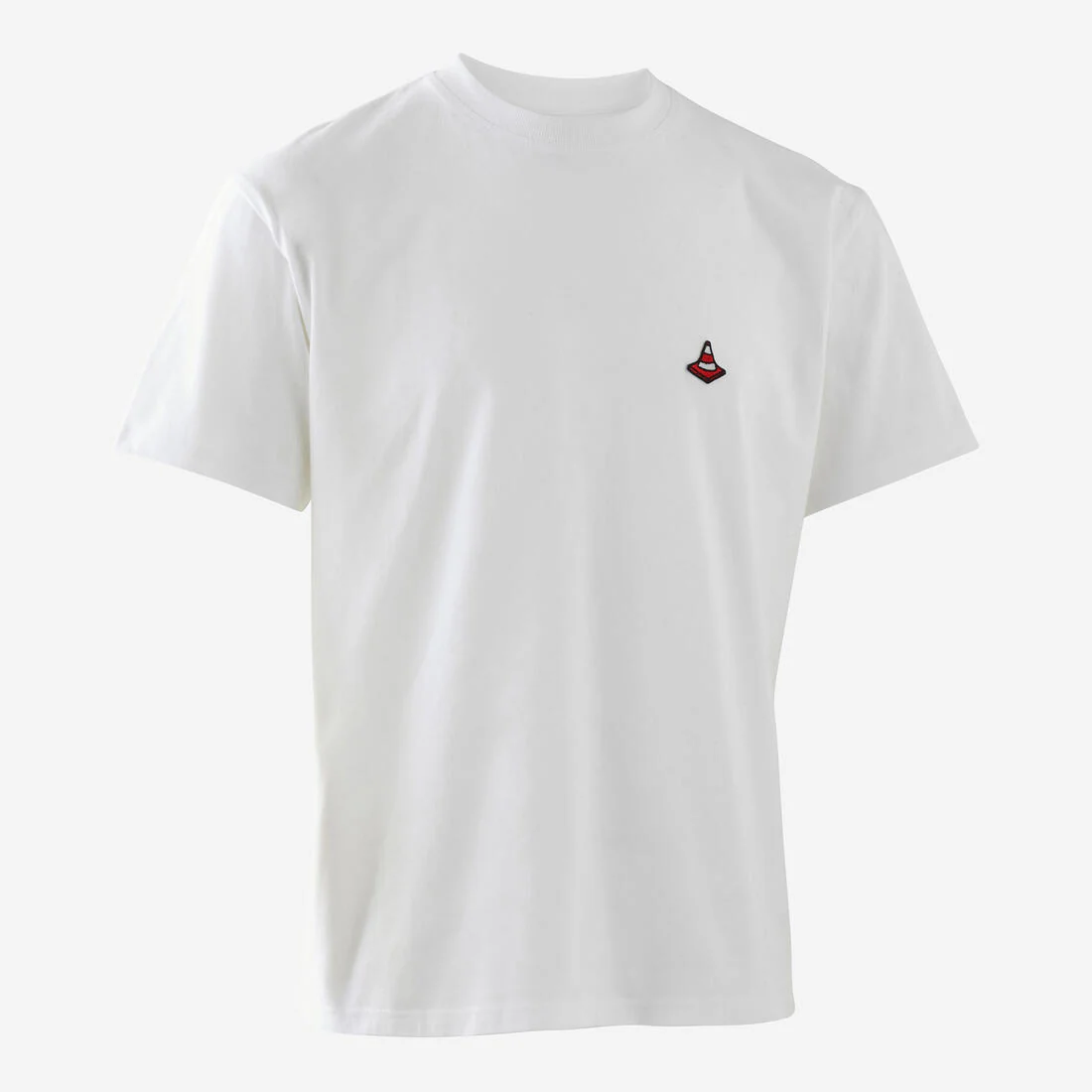 Playera de skateboarding de manga corta blanca TS500 - Image 21