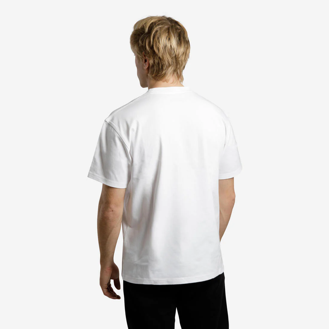 Playera de skateboarding de manga corta blanca TS500 - Image 5