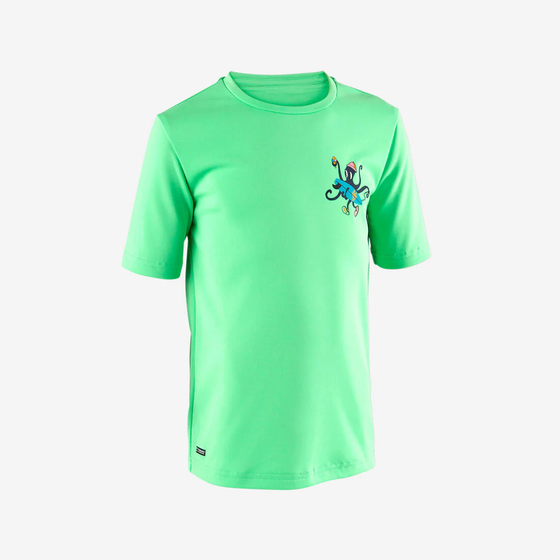 Playera de surf anti-UV azul cielo para niños Kid100 - Image 17