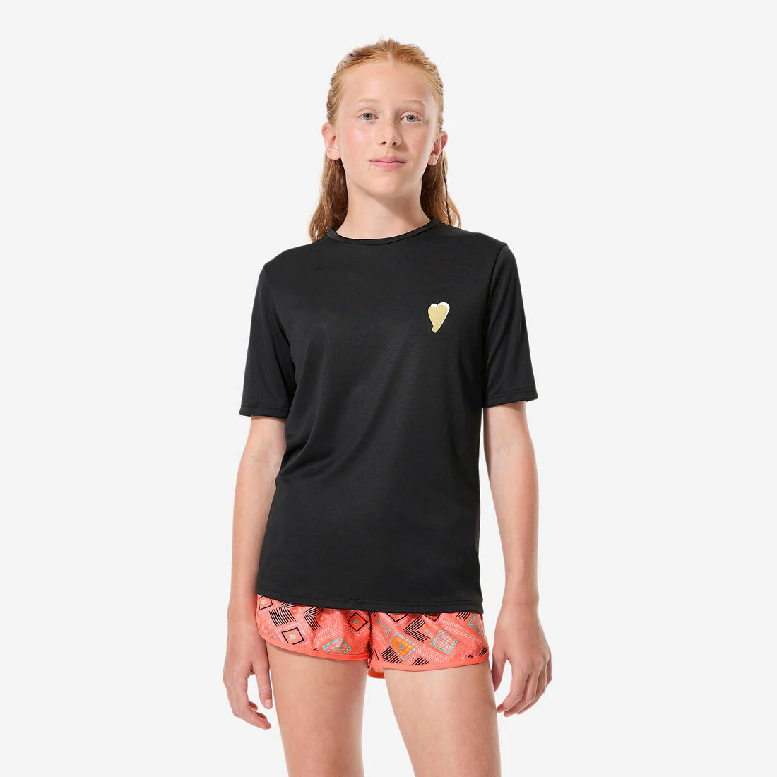 Playera de surf anti-UV de manga corta blanco con para niños 100 - Image 24
